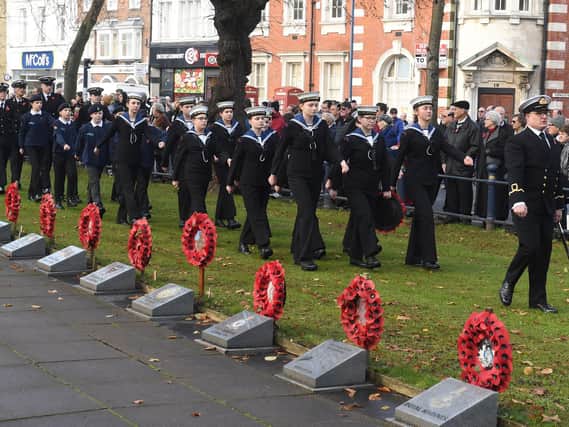 The Remembrance Parade in Boston last year