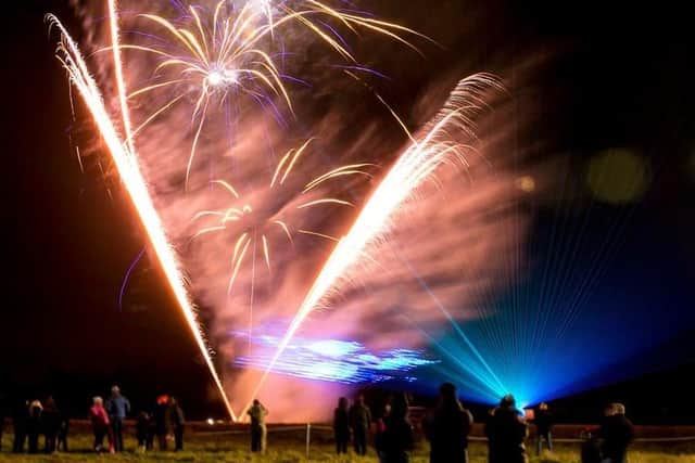 Fireworks display at RAF Cranwell last year. Photo: RAF Cranwell EMN-200511-152947001