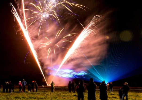 Fireworks display at RAF Cranwell last year. Photo: RAF Cranwell EMN-200511-152947001