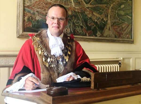 Mayor of Louth, Councillor Darren Hobson EMN-200511-160106001