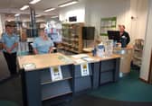 Staff at Sleaford library. EMN-200720-120133001