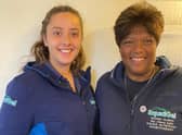 Sandra Murphy pictured with her office Manager Bethanie Pattison. EMN-200611-120847001
