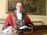 The Mayor of Louth, Councillor Darren Hobson.
