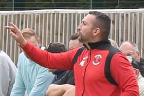 Skegness Town football boss Nathan Collins.