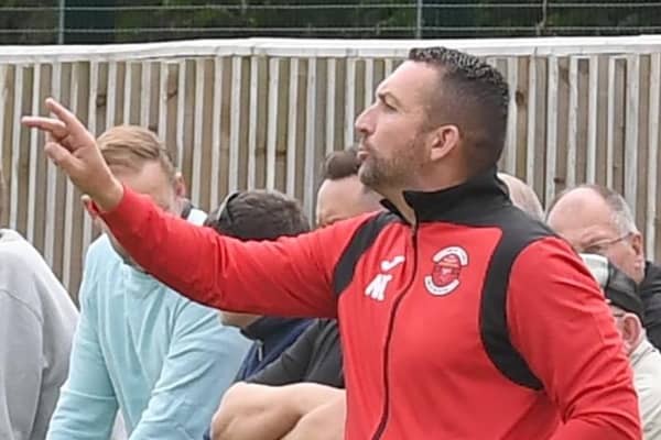 Skegness Town football boss Nathan Collins.