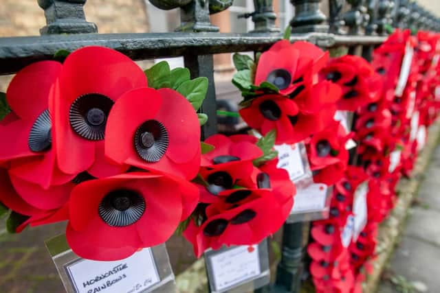 A host of Horncastle organisations placed wreaths in Horncastle