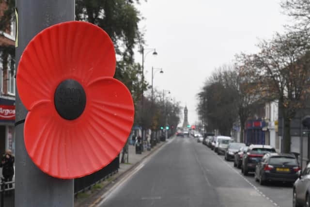 The poppy trail along Lumley Road.