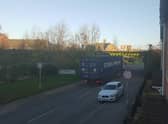 The scene after a lorry collided with the Ermine Street railway bridge at Ancaster five years ago. Photo by Lynsey Hutsby. EMN-151211-163535001