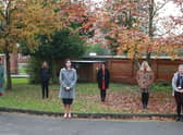 Veterans Team observing the two-minute silence