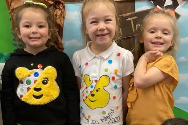 Spilsby Primary School pupils dressed up to support the BBC's Children In Need Appeal.