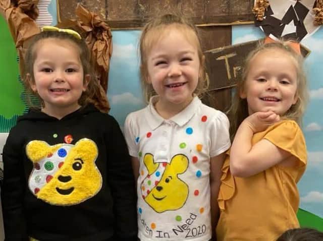 Spilsby Primary School pupils dressed up to support the BBC's Children In Need Appeal.