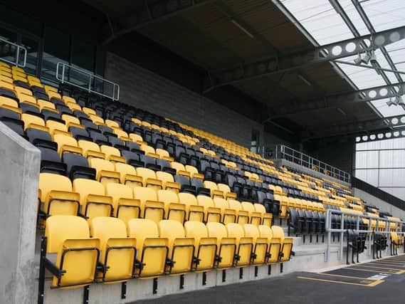 The Main Stand at the Jakemans Community Stadium. Photo: Boston United