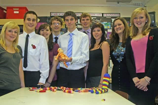 Queen Elizabeth Grammar School, Alford, 10 years ago.