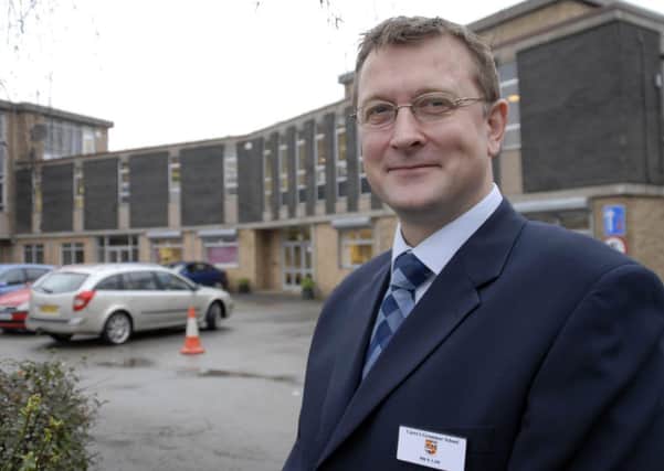 Nick Law, headteacher at Carre's Grammar School and the Robert Carre Academy Trrust. Photo: 7239SA-1 EMN-201117-152245001
