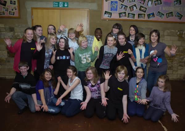 Some of the youngsters who were set to take to the stage at Blackfriars Theatre and Arts Centre for West End to Christmas 10 years ago.