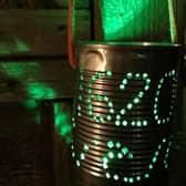 A lantern created for the event