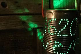 A lantern created for the event