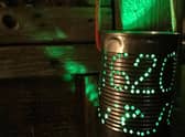 A lantern created for the event