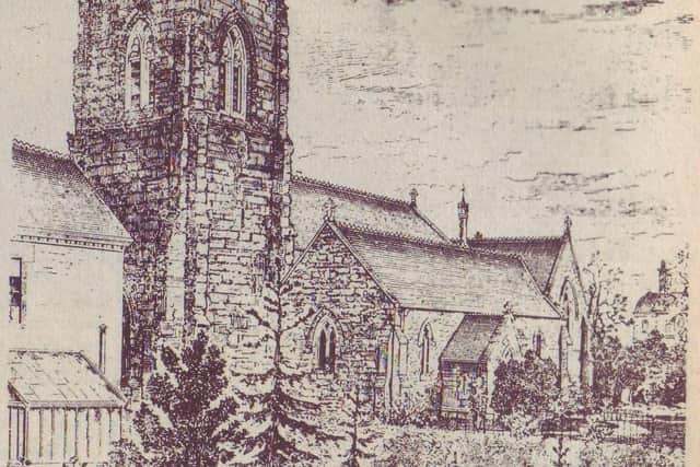 Market Rasen Parish Church at the turn of the 20th century