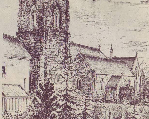 Market Rasen Parish Church at the turn of the 20th century