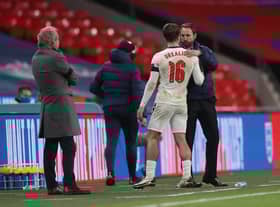 Gareth Southgate with Jack Grealish. Photo: Getty Images.