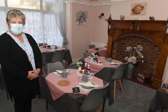 Karen Shields hopes she will soon be serving breakfast to guests.