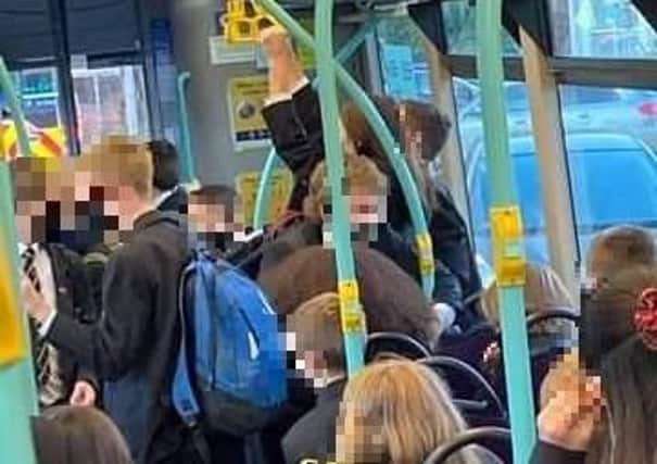 Concerns over crowding on school bus (Photo supplied)