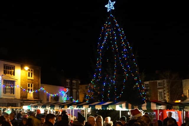 Market Rasen Christmas Tree last year EMN-201124-074530001