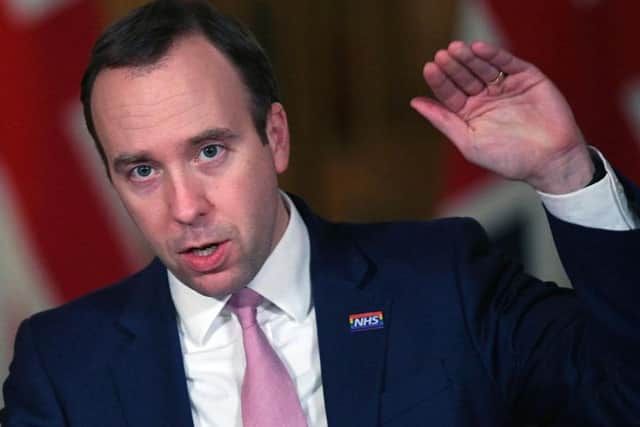 Health Secretary Matt Hancock. Photo: Getty Images