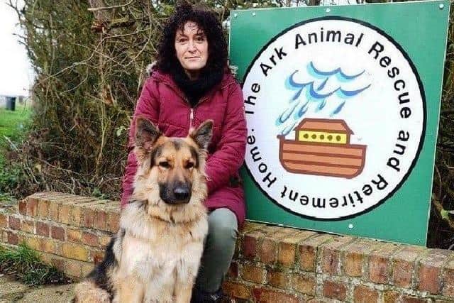 Ark Animal Rescue and Retirement Home owner, Sue Rice.