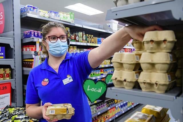 Sales in Lincolnshire Co-op stores rose 10 per cent on the previous year.