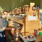 Still serving: Jenny Salvidge celebrating one year at The Green Life Pantry on Friday EMN-201130-092703001
