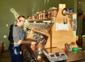Still serving: Jenny Salvidge celebrating one year at The Green Life Pantry on Friday EMN-201130-092703001