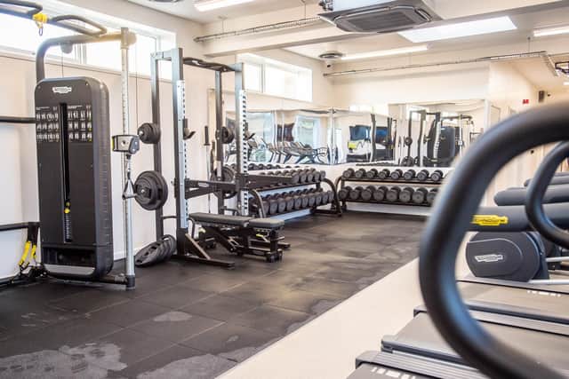 The gym and fitness suite at Jubilee Park, Woodhall Spa. EMN-200112-103223001