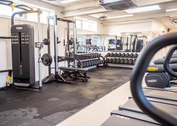 The gym and fitness suite at Jubilee Park, Woodhall Spa. EMN-200112-103223001
