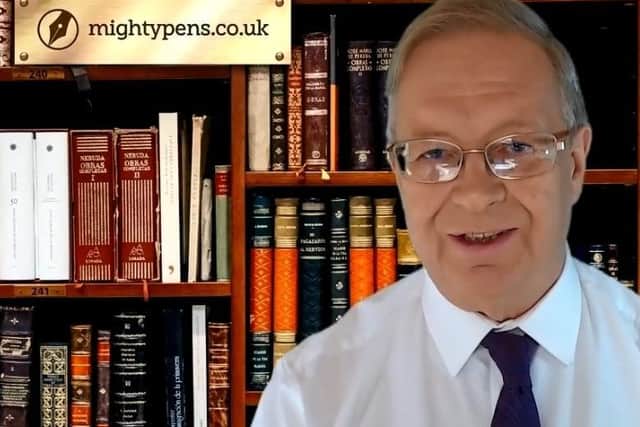 Bernard Bale founded Mighty Pens Ltd in November. (Picture: Mighty Pens Ltd website).