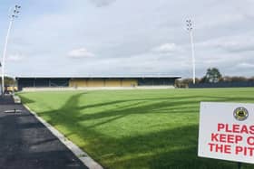 The Jakemans Stadium.