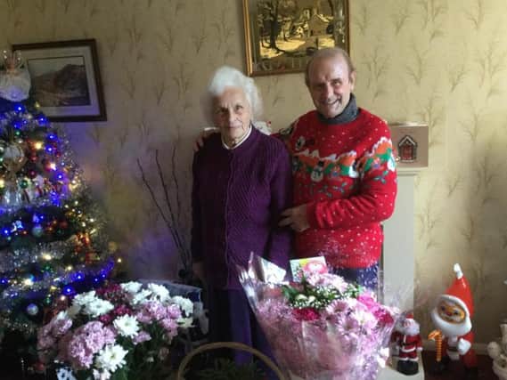 Alan and Thelma Hallam are celebrating their 75th wedding anniversary.