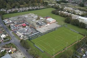An artists' impression of how the pitch will look