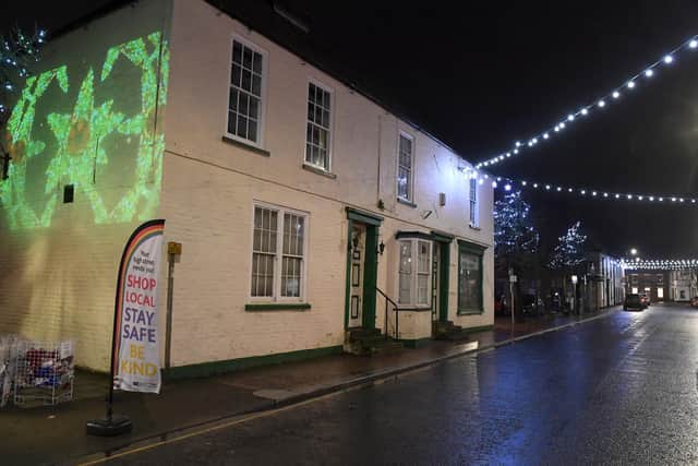 Children in Spilsby can't wait to see their designs up in lights.