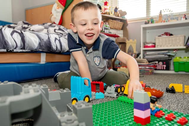 Little Will Bell suffers from Duchenne Muscular Dystrophe, a life-limiting illness that causes muscle wasting and  weakness.