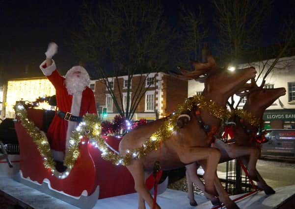 Father Christmas in Market Rasen EMN-200712-110556001