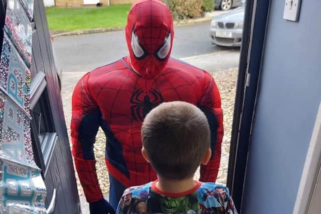 Knock knock, who's there? Spider Man!