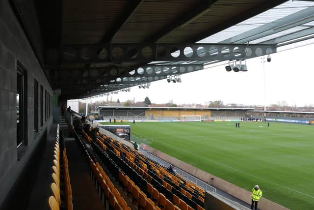 The Jakemans Community Stadium. Photo: Oliver Atkin.