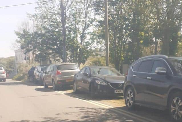 Visitors ignored pleas to stay away from the coast, with some residents at Anderby Creek being blocked in their homes because car  parks were full.