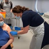 84-year-old retired NHS worker Janet Judson from Lincoln was the first person in Lincolnshire to get the new COVID-19 vaccine.