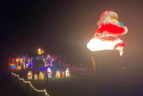 A couple in Irby-in-the-Marsh are lighting up everyone's spirits with their Christmas displays.