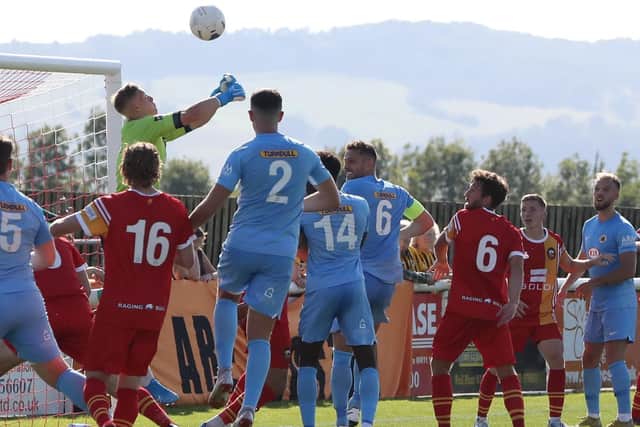 United in action at Evesham last season.