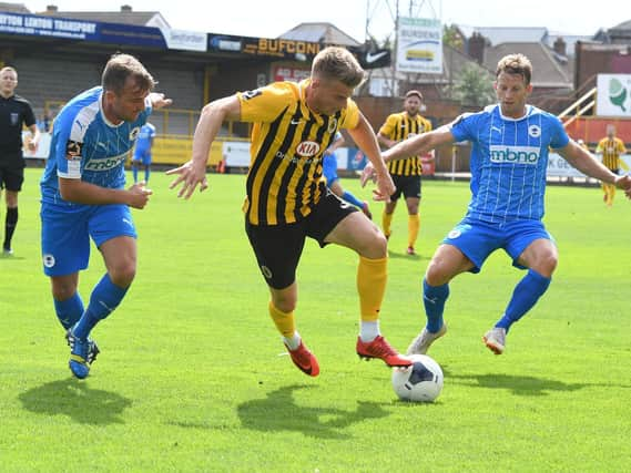 Jordan Thewlis in action against Chester last season.