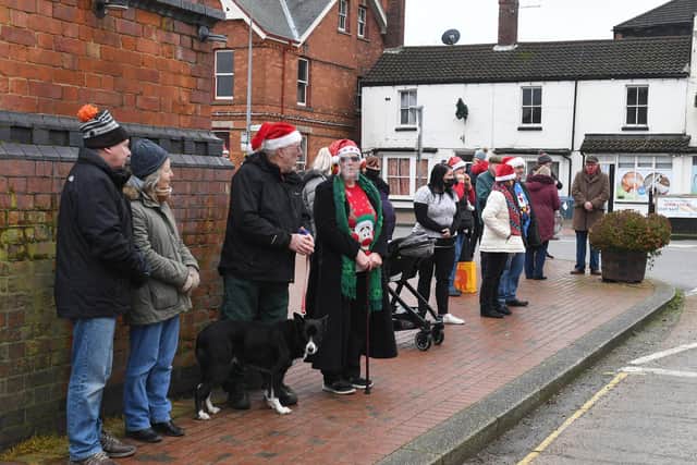 Wainfleet pays tribute to the town's much-loved Santa.